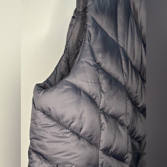 SOLD | Nicole Miller Asymmetrical Black Quilted Vest w/ Pockets Women’s XXL Plus - Picture 7 of 8